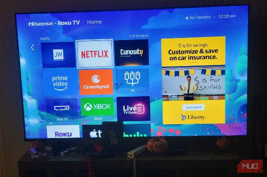 My smart TV was slow because it was quietly playing video ads while I browsed — disabling it fixed everything