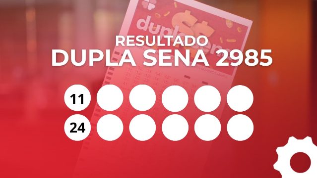 Resultado da Dupla Sena 2985: veja os números dos dois sorteios
