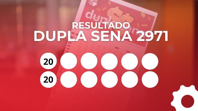 Resultado da Dupla Sena 2971: veja os números que saíram nos dois sorteios
