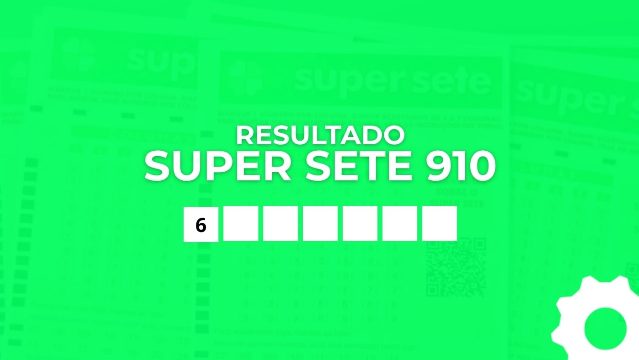Resultado do Super Sete 910: confira sua aposta