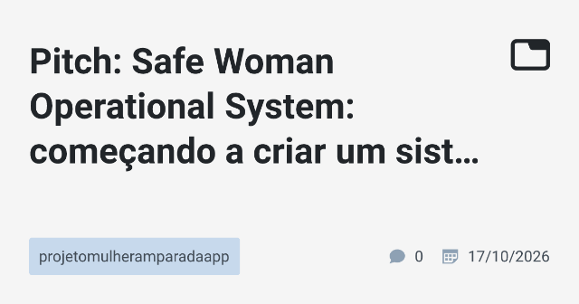 Criando um Sistema Baseado no AOSP: O Safe Woman Operational System