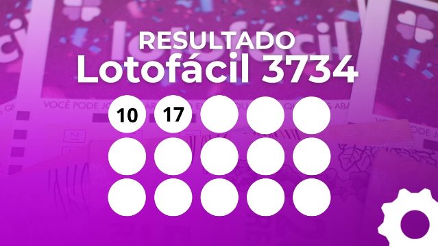 Resultado da Lotofácil 3734: veja os 15 números sorteados e se teve ganhadores
