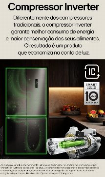 LG lança geladeira Multidoor de 502 litros com quatro portas e Compressor Inverter