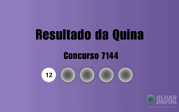 Resultado da Quina de hoje: veja números e ganhadores do concurso 7144 (sexta, 16/10)