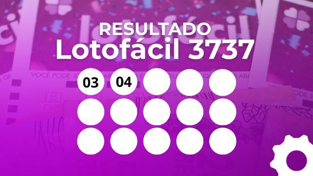 Resultado da Lotofácil 3737 de R$ 10 milhões: veja os 15 números sorteados
